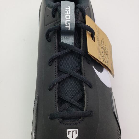 Nike Force Trout 9 Keystone Mens Size 16 Black White Baseball Cleats FB9728-001 main image 10